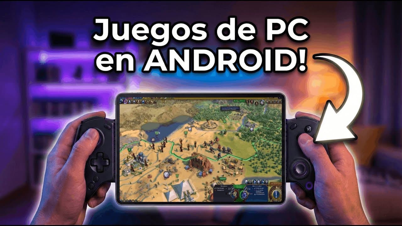 Así se juegan juegos de PC en ANDROID con GAMEHUB  🔥